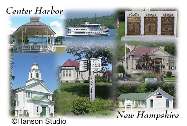 Center Harbor, NH - Collage - Square Format